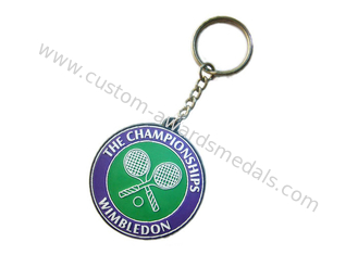 PVC Keychain, προωθητικές βασικές αλυσίδες πρωταθλήματος Wimbledon δώρων αναμνηστικών λογότυπων