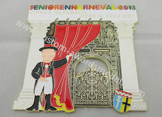 Φωτογραφία χαρακτική, έγχυση, χυτό κύβος μετάλλιο Senioren Karneval καρναβάλι για το δώρο βραβείων