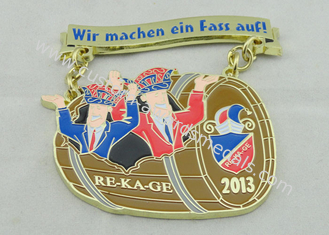 Μετάλλιο σμάλτων συνήθειας επαν-Κα-Γερμανία 3.5mm, αθλητικά μετάλλια κραμάτων ψευδάργυρου για τα παιδιά