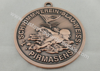 Χυτά κύβος μετάλλια Hwimm Verein ScDecorative/τρισδιάστατη, παλαιά επένδυση χαλκού