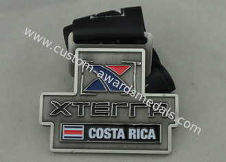 Εξατομικευμένη ρίψη κύβων 78mm μετάλλιο της Κόστα Ρίκα διαμέτρων