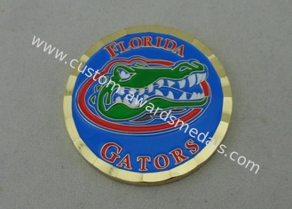 Φλώριδα Gators 3/4 εξατομικευμένα ίντσα νομίσματα, κύβος ορείχαλκου που χτυπιέται με το μαλακό σμάλτο