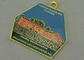 τρισδιάστατο μετάλλιο κραμάτων ψευδάργυρου καρναβαλιού με τη μαλακή επένδυση ορείχαλκου σμάλτων παλαιά