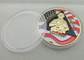Εξατομικευμένα νομίσματα σμάλτων νομισμάτων/ψευδάργυρου της Air Force One μετάλλων κράμα με την παλαιά ασημένια επένδυση