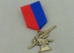 Ο παλαιός χρυσός απονέμει τα μετάλλια, στρατιωτικό τρισδιάστατο μετάλλιο βραβείων ρίψεων κύβων κραμάτων ψευδάργυρου