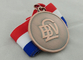 τρισδιάστατα χαραγμένα μετάλλια κορδελλών 50 χιλ., μετάλλιο αναμνηστικών Triathlon με την κορδέλλα λαιμών