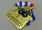 Χρυσό διακριτικό μεταλλίων εορτασμού του Βελγίου καρναβάλι, αθλητικά μετάλλια κραμάτων ψευδάργυρου