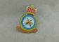 Διαφανής μαλακή καρφίτσα σμάλτων κραμάτων ψευδάργυρου, στρατιωτικά διακριτικά καρφιτσών της Royal Air Force τιμής