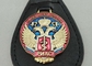 Διαφανές μαλακό εξατομικευμένο σμάλτο δέρμα Keychains για τη στρατιωτική αστυνομία της Ρωσίας