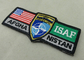 Μπαλώματα κεντητικής συνήθειας ISAF/υφαμένα στρατιωτικά Velcro μπαλώματα της Αμερικής