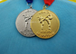 Χυτά κύβος μετάλλια μετάλλων γυμναστικής, χρυσά μετάλλια συνήθειας κραμάτων ψευδάργυρου