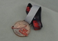 Karate μετάλλια κορδελλών, ρίψη κύβων κραμάτων ψευδάργυρου με το σμάλτο και παλαιά επένδυση χαλκού