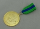 Μετάλλια βραβείων συνήθειας Talentspejdernes από τη ρίψη κύβων κραμάτων ψευδάργυρου, τη συσκευασία κιβωτίων και τη χρυσή επένδυση