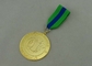 Μετάλλια βραβείων συνήθειας Talentspejdernes από τη ρίψη κύβων κραμάτων ψευδάργυρου, τη συσκευασία κιβωτίων και τη χρυσή επένδυση