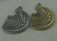 Ο διπλός αθλητισμός του Μπαλί πλευρών τρισδιάστατος πεθαίνει χυτά μετάλλια, παλαιός ορείχαλκος και παλαιά ασημένια επένδυση