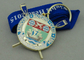 Μετάλλια λεσχών κωπηλασίας Runcorn με το μίμησης σκληρό σμάλτο, τη ρίψη κύβων και την επένδυση νικελίου
