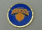 Νομίσματα καλαθοσφαίρισης των New York Knicks με τη μαλακή άκρη σμάλτων/εργαλείων