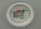 Δύο τόνοι που καλύπτουν μαλακό σμάλτο νομισμάτων ορείχαλκου ISAF το στρατιωτικό 1.75 ίντσα