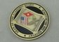 Εξατομικευμένο παλαιό μαλακό σμάλτο νομισμάτων ορείχαλκου αμερικανικού στρατεύματος ορείχαλκου 1.75 ίντσα
