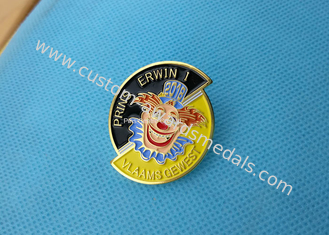 Η μαλακή καρφίτσα σμάλτων επιχειρησιακής προώθησης, Prins Erwin Carnaval Pin Badge Die σφράγισε