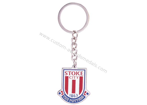 Χρυσός χαλκός Plaed που σφραγίζει MacDonald προωθητικό Keychain για τον εορτασμό επιχείρησης, σχολείο, λέσχη