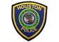 Αστυνομία Huston που υφαίνεται/μπάλωμα κεντητικής, μπαλώματα κεντητικής συνήθειας με την κόλλα σιδήρου στην πίσω πλευρά