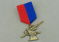 Ο παλαιός χρυσός απονέμει τα μετάλλια, στρατιωτικό τρισδιάστατο μετάλλιο βραβείων ρίψεων κύβων κραμάτων ψευδάργυρου