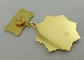 τρισδιάστατα χρυσά μετάλλια βραβείων συνήθειας Ural Meh Zavo, μίμησης σκληρό σμάλτο 40mm