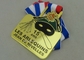 Χρυσό διακριτικό μεταλλίων εορτασμού του Βελγίου καρναβάλι, αθλητικά μετάλλια κραμάτων ψευδάργυρου
