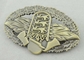 Μαλακά χυτά κύβος μετάλλια σμάλτων, πανεπιστημιακό χρυσό μετάλλιο συνήθειας 4.0mm με την κορδέλλα