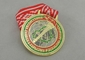 Μετάλλια κορδελλών Triathlon κυνηγιού αυγών, επένδυση χαλκού 3.0mm με την πλήρη κορδέλλα χρώματος