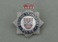 Βρετανικός ορείχαλκος διακριτικών αναμνηστικών αστυνομίας μεταφορών που σφραγίζεται με το μίμησης σκληρό σμάλτο