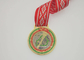 Χυτά κύβος μετάλλια κραμάτων ψευδάργυρου/υψηλά γυαλίζοντας μετάλλια αθλητικής ημέρας γυμναστικής