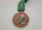 Χυτά κύβος μετάλλια κραμάτων ψευδάργυρου/υψηλά γυαλίζοντας μετάλλια αθλητικής ημέρας γυμναστικής