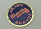 2.5 ίντσα προσωποποίησε τα νομίσματα από τον ορείχαλκο που σφραγίστηκε 4.0 χιλ. για Braves