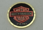 Εξατομικευμένα περικοπή νομίσματα Silkscreen Diamont ορείχαλκου/εκτύπωση όφσετ για τη Harley-Davidson