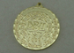 Χυτά κύβος μετάλλια 2.0 ιντσών DBU από τη ρίψη κύβων, με την πραγματική χρυσή επένδυση και το τρισδιάστατο σχέδιο