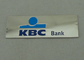 Ρίψη κύβων διακριτικών τράπεζας αναμνηστικών KBC με το λαμπρό νικέλιο, συγκολλητική βρύση