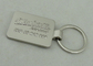 ρίψη κύβων κραμάτων ψευδάργυρου 2.5mm αυτόματη προωθητική Keychain με την ασημένια επένδυση της Misty